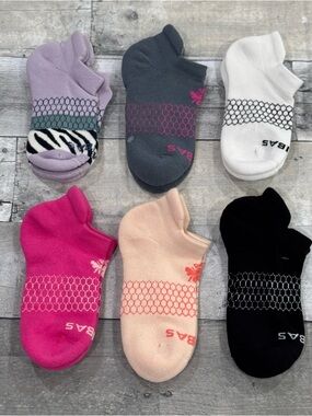 BOMBAS Ankle Socks Women’s 6-Pack - Assorted Colors - Size - Small